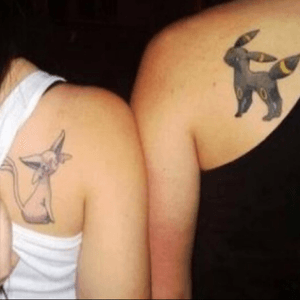 Espeon and Umbreon tattoo #pokemon #sun #moon 
