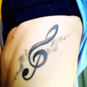 Music lover 🎶💜 #music #tattoo 
