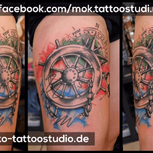 Ein weiteres Tattoo für unsere Kunden aus der Schweiz. 400km und eine Übernachtung später fahren sie mit zwei neuen Tattoos nach Hause. Ich hoffe es hat euch bei mir gefallen und ihr liebt eure neuen Kunstwerke. Vielleicht sehen wir und, trotz der grossen Distanz mal wieder. LG und gossen Dank an euch.#anker #watercolor #polka #trash #tattoo #bein #leg #sketch #black #shading #abstrakt #moko #tattoostudio #merzig #saarland #ink #bodymodification #schweiz
