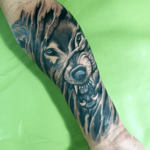 Wolf  #wolf #ta2 #tatoo #tattoo #tatuagem #tatuagens #tatuagi #tattooed #tattoos #toptattoo #toptattoos #tattooofinstagram #lovetattoo #artenapele #arte #ink #inked #instattoo #instatoo #tattooart #tattooartist #tattooist #jecktattoo #jecktatuagens #blackandgrey #blackandgreytattoos 