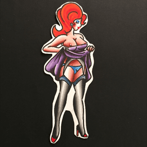 Lil'pinup i painted. #MorgwnPennypacker 