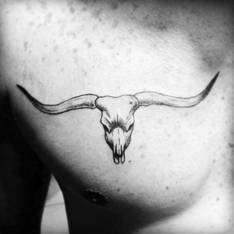 Longhorn skull for babycheychey  longhorn longhornskull  longhorntattoo thightattoo tattooideas tattoos tattooed tattoosleeve   Instagram