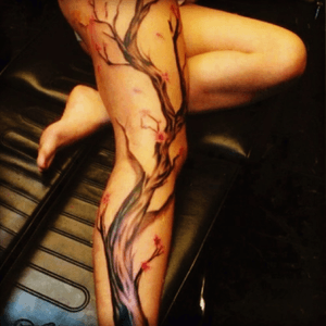 I want this tattoo so bad! I dont have the money. I couldn't pick whole leg so this is for the whole leg like the picture. I would love to win and get a tattoo from you Megan. #meganmassacre 