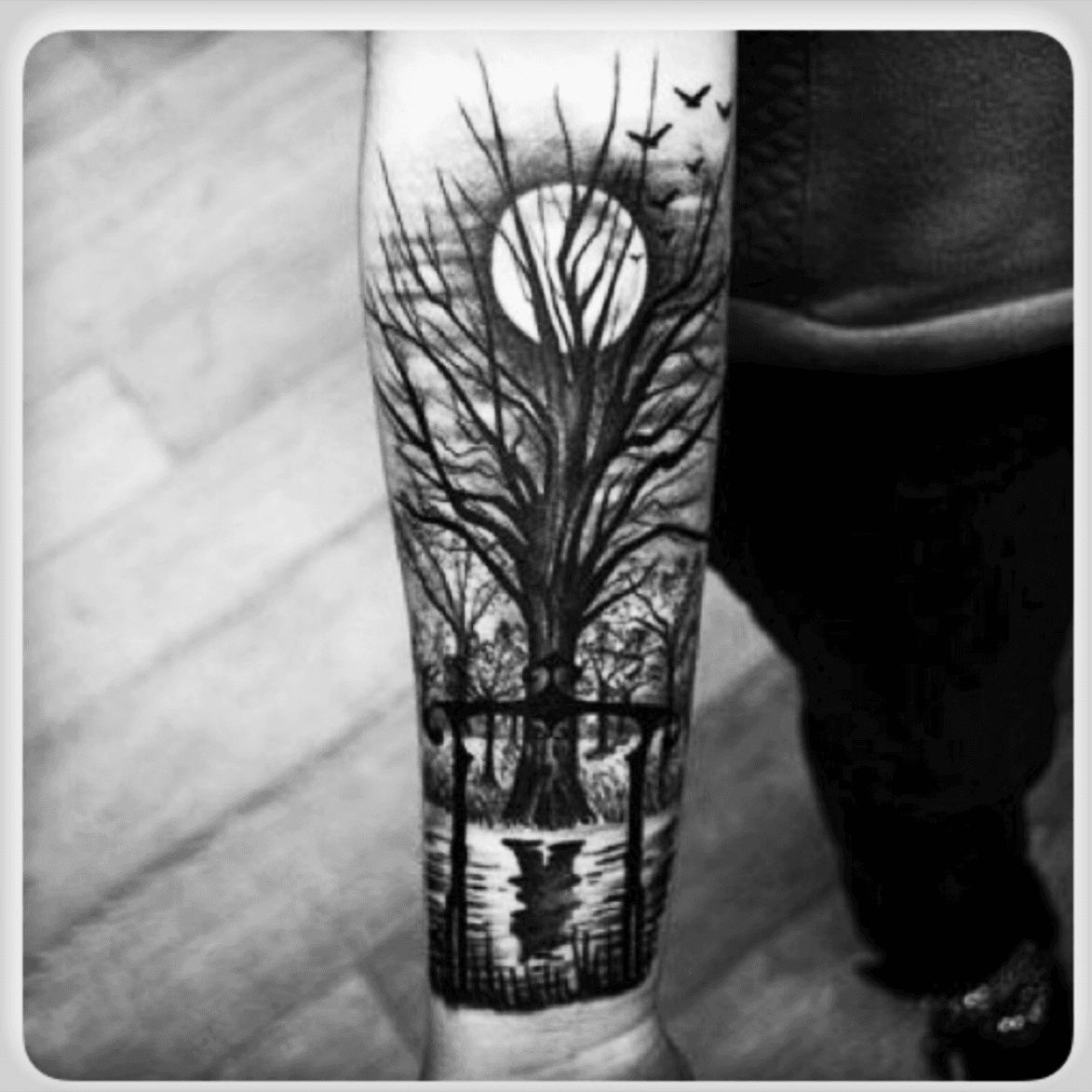Pretty Boi on Twitter Healed tattoo tattoos tattooed tree halloween  reflection httpstco541eX9TcoN  Twitter