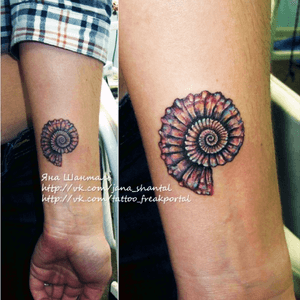 #megandreamtattoo  One of my passions is fossils, geology and the golden ratio in nature. I would love a tattoo like this on my hip with added Megan flair!!