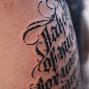 Lamb of god. #wlk #calligraphy #tattoo #letteringtattoo #lettering #letteringinsoul #krakow #calligraphymasters 