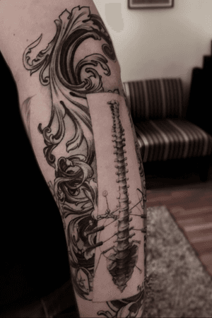 Spine surgery tattoo