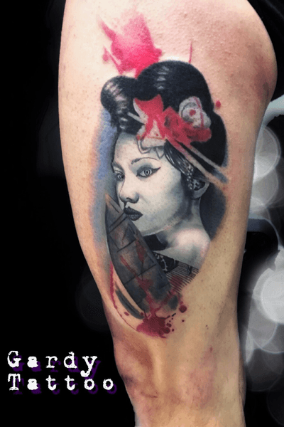 #tattoooftheday #portrait #realism #realistictattoo #Geisha #tattooart #Tattoodo 