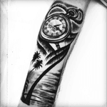 Tatuagem relogio #clocktattoo #clock #tattoorelogio #relogiotattoo#relogio #jeffinhotattow 