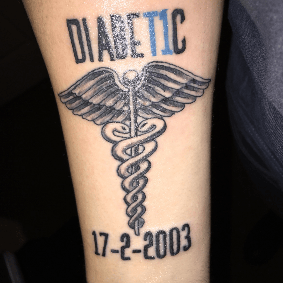 type 2 diabetes symbol tattoo