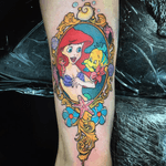 Disney ariel tattoo :D #ariel #thelittlemermaid #disney #disneytattoo #disneytattooartist #littlemermaidtattoo #tattooist #tattooartist #alexheart #cartoon 