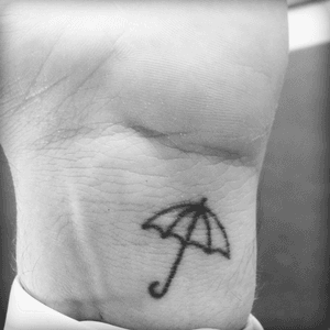 Umbrella tattoo - london 