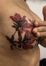 #scar #coverup #flower #flowers #flowertattoo #breasttattoo #boobs #color #tattoo #tattoos #tattooed #tattooart #inked #inkedup #tattooartist #tats #inkedgirl 