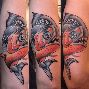 Piranha Tattoo by Daniel Farren
