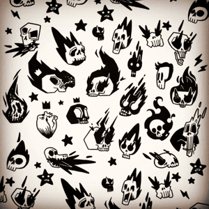 Small skulls 🖋 #blacklilipute #illustration #pencil #tattooistartmagazine #tattooistartmag #tattoomag #tattoo #tattoos #ink #inked #art #artist #tatoooftheday #tattooed #tattooartist #tattooblog #rad #artcollective #drawing #draw #sketch #sketches #skull #skulls #tattooflash #fineart #skull2016 #supportartmag #supportart