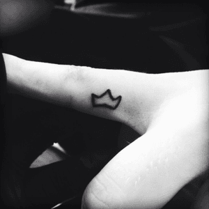 Tattoo done by me , Belgrade , Serbia #tattoo #tattoos #numbertattoo #lettering #letteringtattoo #blackandwhite #tattooartist #art #Tattoodo #blackworktattoo #tattooed #tattooart #blacktattoo #crowntattoo #fingertattoo #smalltattoo 