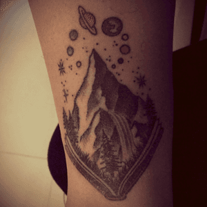 Dry weather dry skin but awesome tatto! #firsttattoo #nyctattoo 