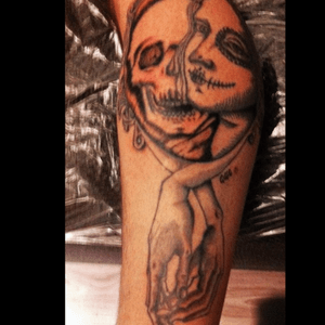 #tatto #andrea #berlin #finished #blackandwhite #leonardodavinci #rodin ##cheyenne#hawkpen#