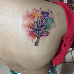 #Tree #Watercolor #Colors #Aquarella 