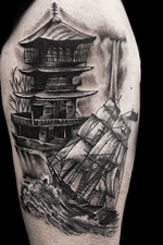 #tattoo #ink #tattooartist #tattooer #blackandgrey #ezpen #eztattoo #ezcartridges #bestofbritishtattoo #inked_fx #japanesetattoo #tattooedbodyart #uktta #tattooartistmagazine #boldwillhold #tattoooftheday #picoftheday #eternalink #skinshots #skindeepmagazine #tattooer #radiantink #japanesetemple #shiptattoo #sleevetatoo