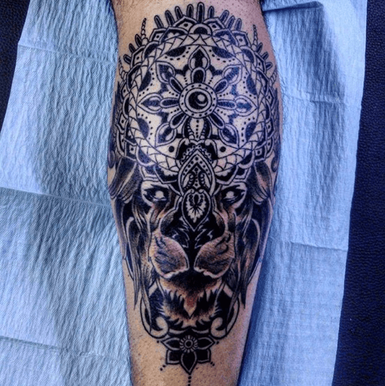 Iron Lion Tattoo