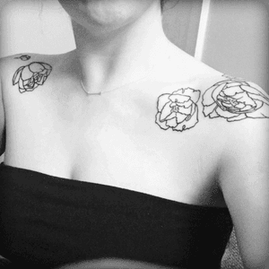 healed up - shot #2 - originally was going to get them colored and/or shaded...but i am just too in love with their sheer perfection