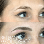 Microblading by: Bethany Wolosky. IG: highheelslowlife