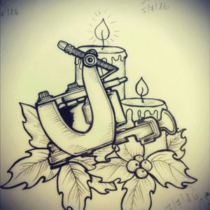 New sketch for tattoo lovers, let's go! 😃🌹✨🤓🤘🏻 #sketch #tattoo #rosetattoo #machine #candles #ink 