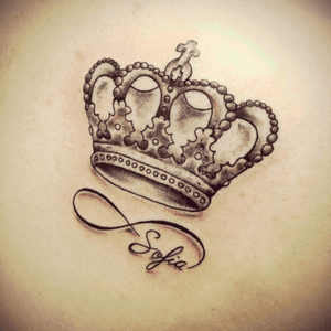 Tatuagem coroa e infinito #jeffinhotattow #coroa #infinito #infinity #crown 