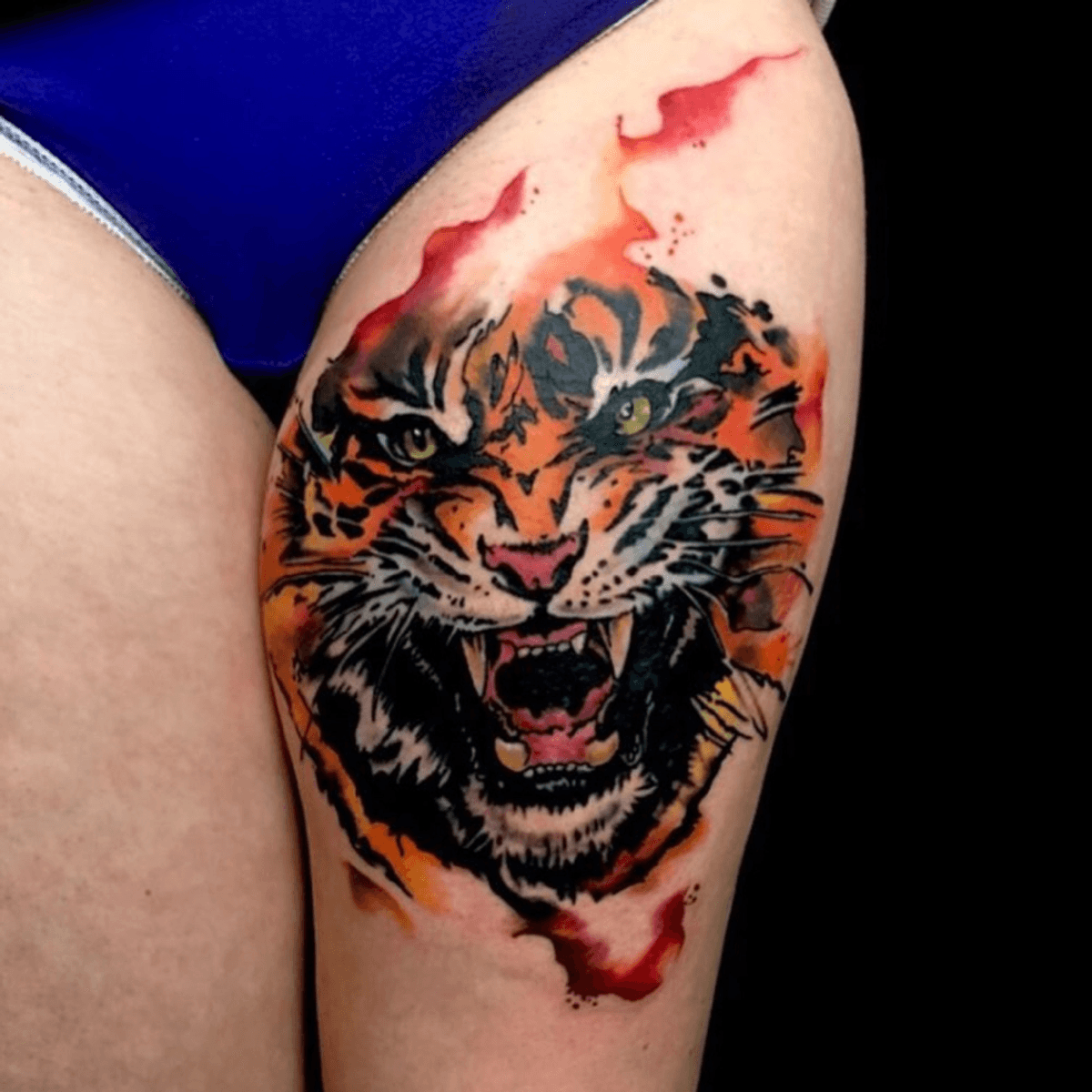 Tattoo uploaded by Filipe Lopes • #SandroSecchin #tigre #tiger # ...