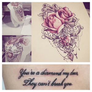 Tattoo uploaded by mysunshinejohnny • Love this idea of a tattoo. Its truly  my #dreamtattoo I would just want to add the shown quote beneath and a  pretty bird above. Also I