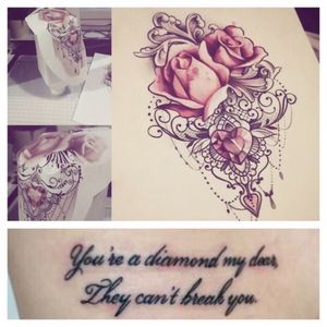 diamond quotes tattoo