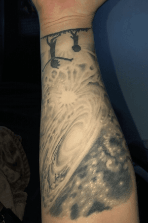 Rick and Morty forearm piece 🤤