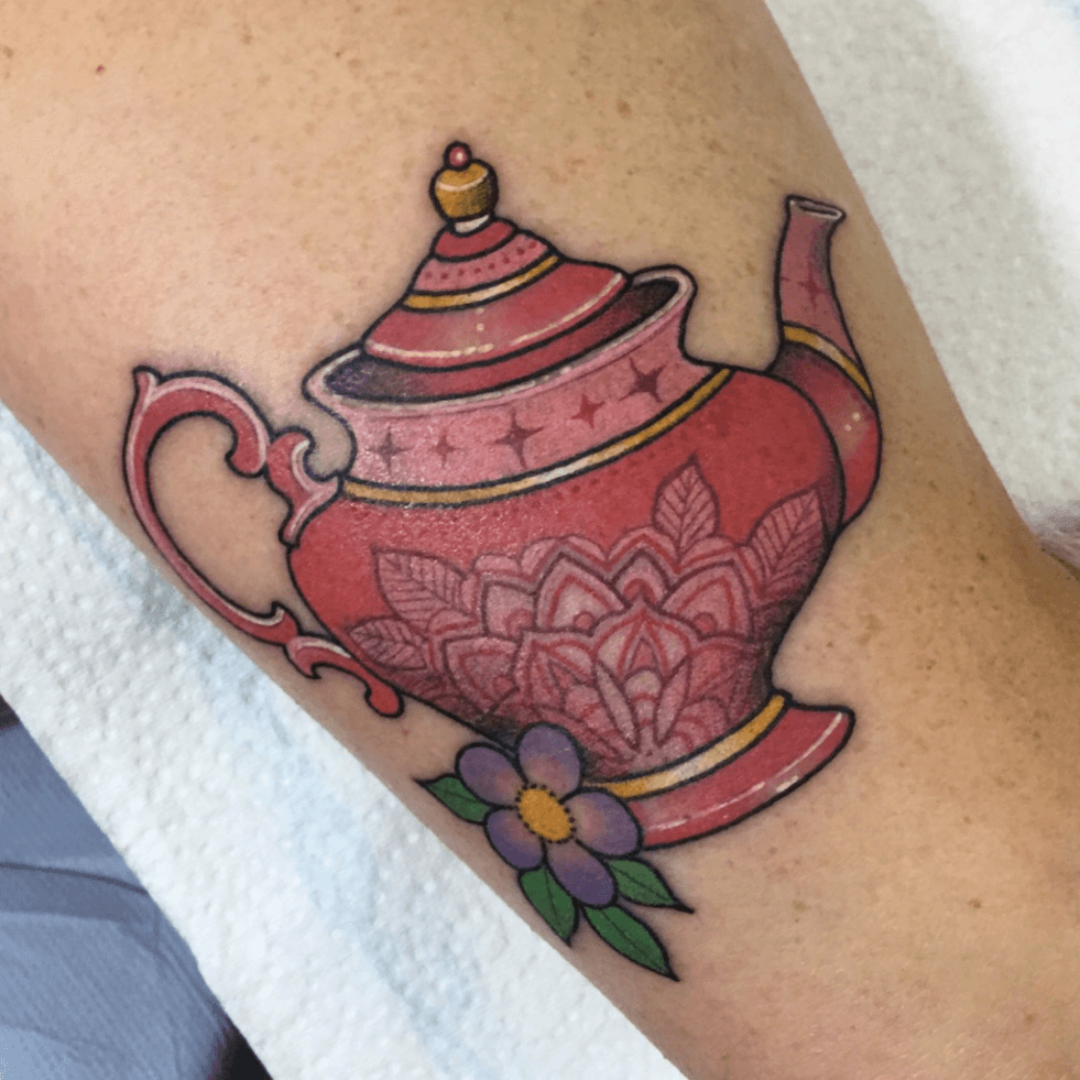 35 Teapot Tattoo Ideas  nenuno creative