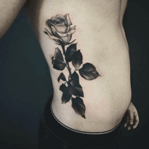 Very big rose tattoo #rose 