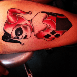 love harley quinn!!! ❤️ #harleyquin #chile #tattoo #Tattoodo #TattoodoApp #Discover #1source 