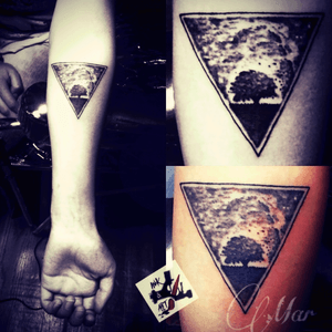 #tattooart #tattoo #TattooGirl #triangletattoo #landscapetattoo #tattooer #marelymares #CiudadTattooMéxico #mexicangirl #tatuaje #tatuajes #maretattooarte #tattooer  #2016 