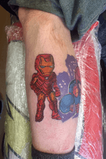Iron-man added to the leg, going for a marvel leg sleeve