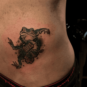 japanese frog #tattoo #ink #frog #japanesetattoo 