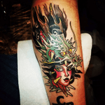 Dragon head by main man Troy Clements #dragontattoo #dragon #traditionaldragon #traditional #AmericanTraditional 