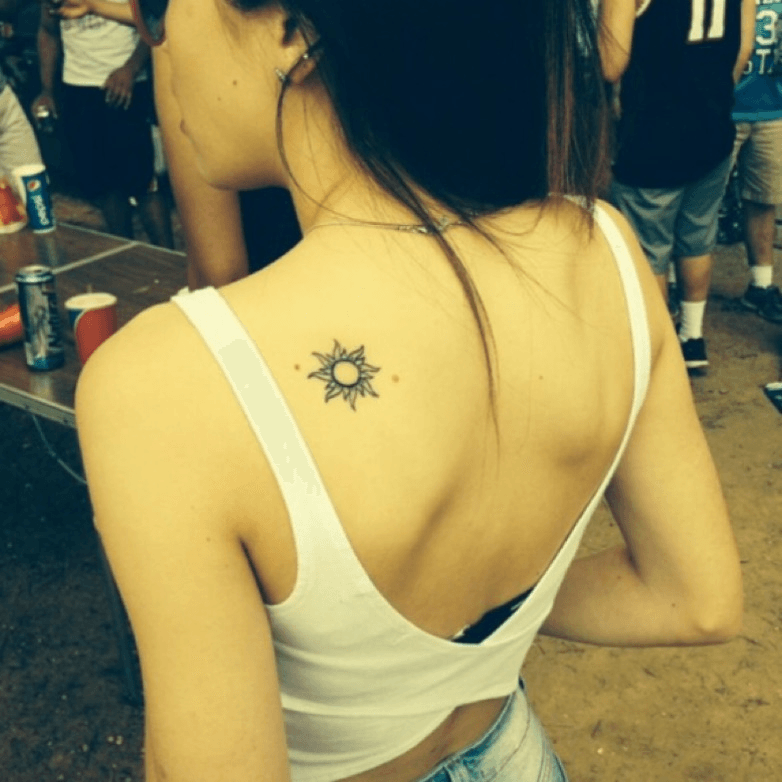 Simple Sun tattoo by  ALIVE Tattoos  Piercing  Facebook