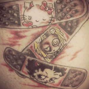 #bandaid because im such a clutz...with my 3 fave women!!! Artist: Jeremy Reicker