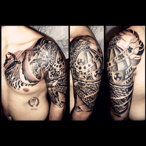 my work #tattoo #tattooartist #tattoos #samuraitattoo #tjtattoo #tattoolife #nyctattoo 