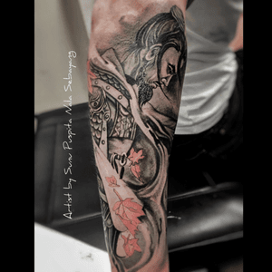 Samurai Warrior #tattoo#megandreamtattoo#dreamtattoo#tattooartist#tattoodo#tattooing#japanesetattoo#inked#inkedgirl#samurai#warrior#tattoolovers#tattooedprofessional 