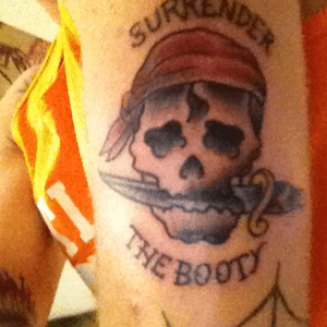   #traditional #Pirate #Skull #SurrenderTheBooty