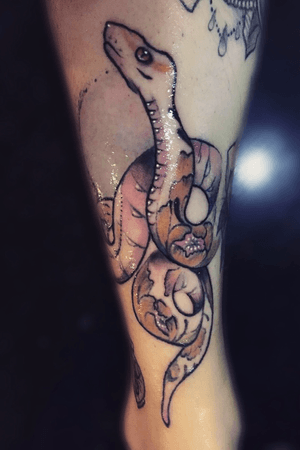 #neotraditional #snake