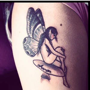 Matching fairy tattoo with my Mum for her 50th 