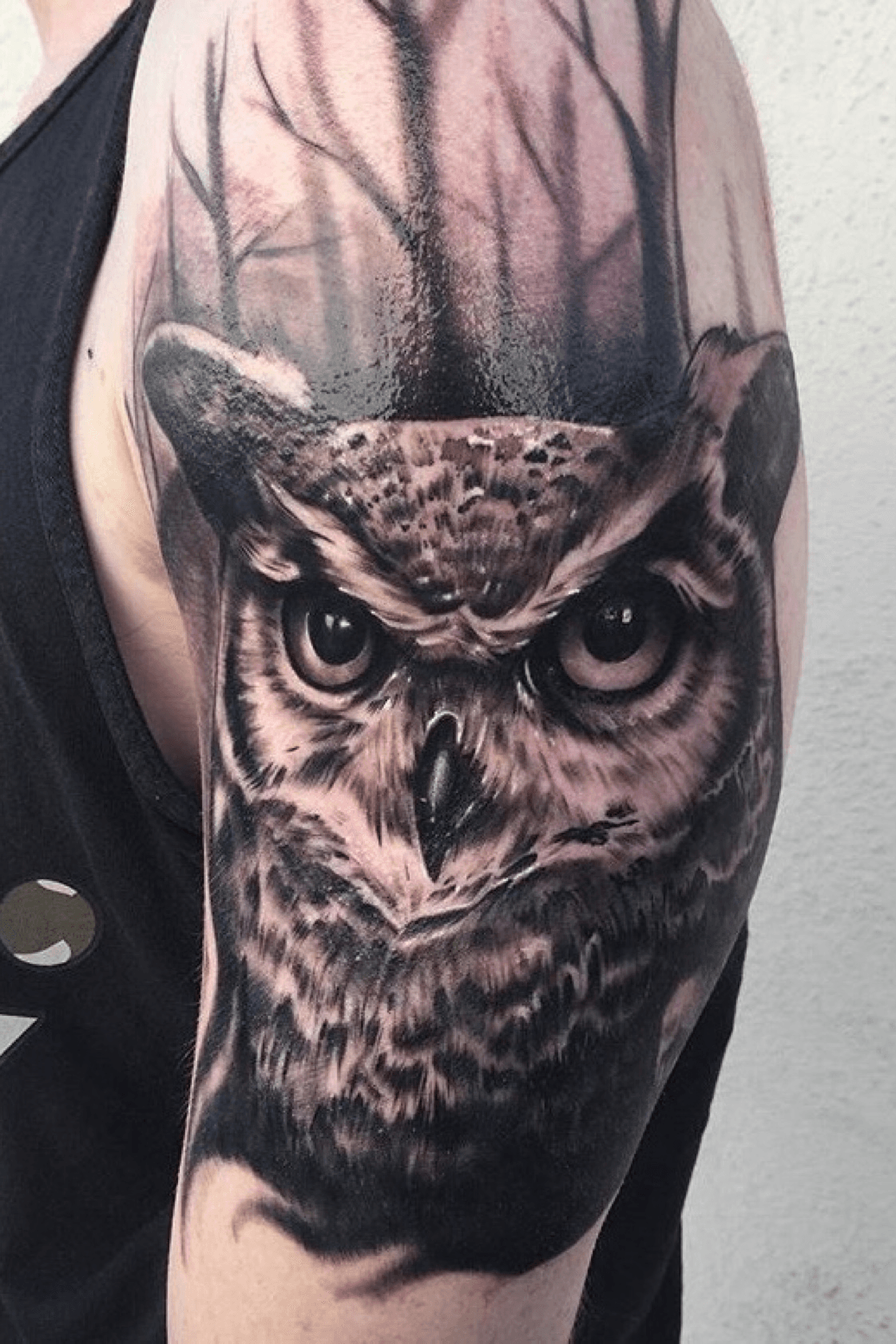 Golden Anchor Tattoo on Instagram A wise owl done by rtree3 today  goldenanchortattoobc blackngreytattoo owltattoo campbellriverbc ybl  comoxvalley va