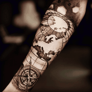 This design is cool #map #world #compass #wanderlust 