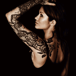 Lace sleeve by Arild Flatebø, Contrast Ink Tattoo, Sandefjord, Norway. #contrastinktattoo #lace #lacesleeve #tattoodo #welovegreatink #femenine #ink #tattoodo #tattoo #norway #arildflatebo #dreamtattoo 